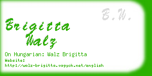 brigitta walz business card